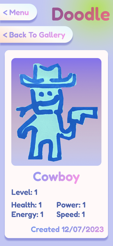 Cowboy Card