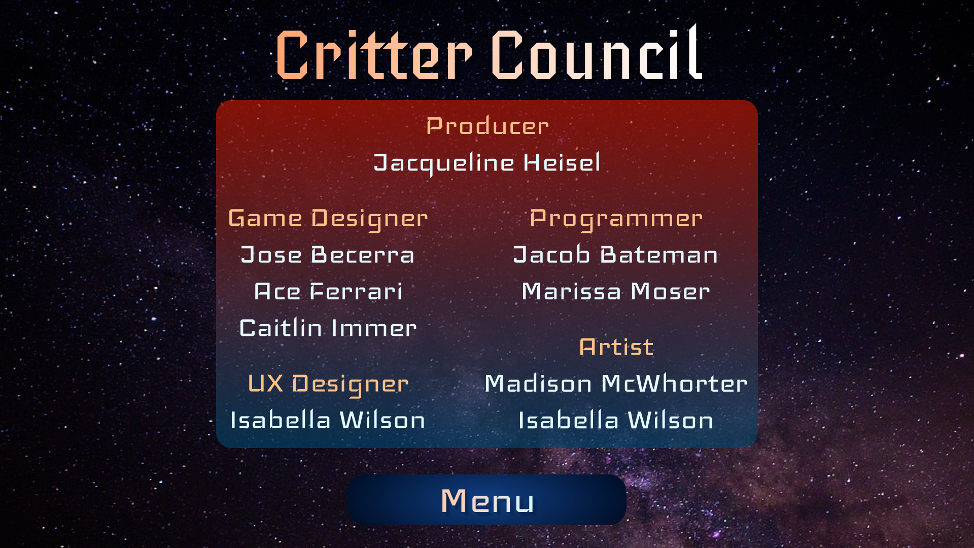 Twinwing Credits